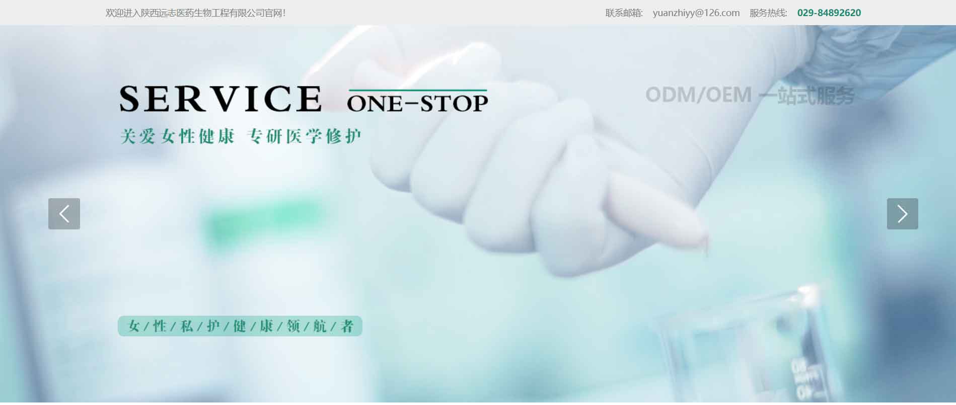 案例展示 | 陕西远志医药生物工程有限公司_响应式医药行业品牌官网