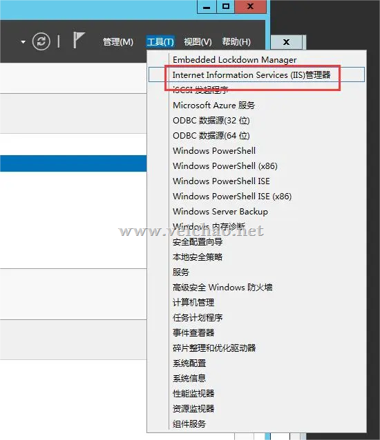 Windows server 2012 R2系统怎么安装IIS管理器？